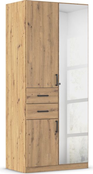 rauch Drehtürenschrank "Maika" mit Spiegel, 2 Schubladen, in verschiedenen günstig online kaufen