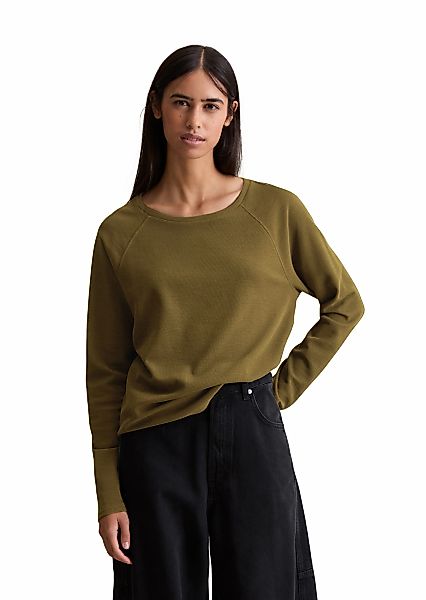 Marc OPolo DENIM Langarmshirt "aus weichem Waffle-Jersey" günstig online kaufen