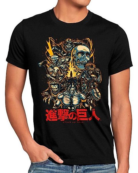 style3 T-Shirt Attack All attack on titan anime japan manga aot günstig online kaufen