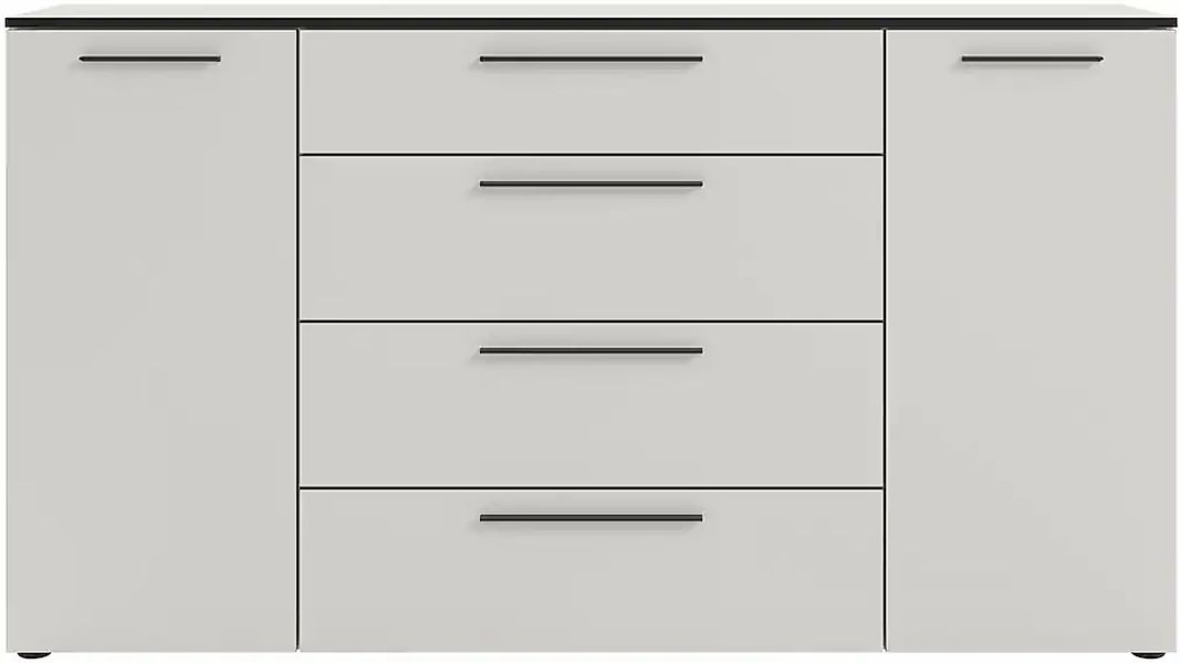 Manjana Möbel Kommode "Kommode mit Schwarz matten Metallgriffen in verschie günstig online kaufen