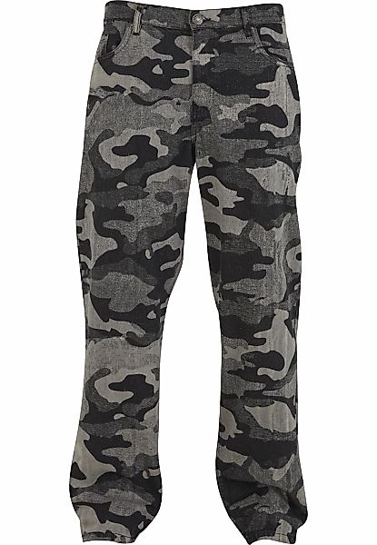 URBAN CLASSICS Cargojeans "Urban Classics Laser Camo Printed Jeans" günstig online kaufen