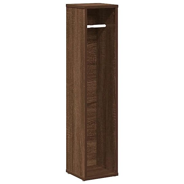 vidaXL Badezimmerschrank mit Rollenhalter Braune Eiche 20,5x20x90 cm 858512 günstig online kaufen