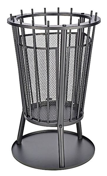 Spetebo Feuerkorb Feuerkorb aus Eisen mit Funkenschutz - 61 cm, (Stück, 1-S günstig online kaufen