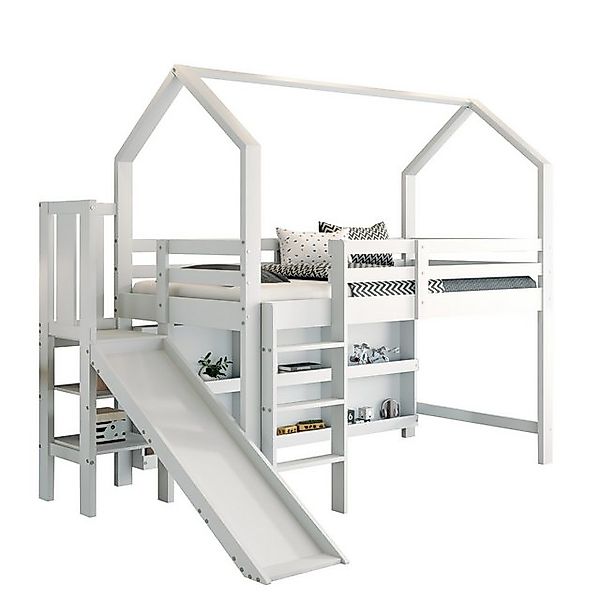 OKWISH Hochbett Etagenbett Inklusive Lattenrost (Kinderbett, Einzelbett aus günstig online kaufen