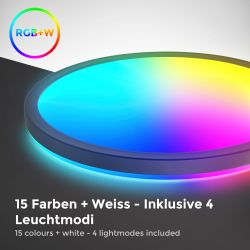 B.K.Licht Deckenleuchte LED Deckenlampe dimmbar Wohnzimmer günstig online kaufen