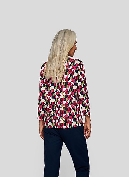 Rabe 3/4-Arm-Shirt mit grafischem Muster günstig online kaufen