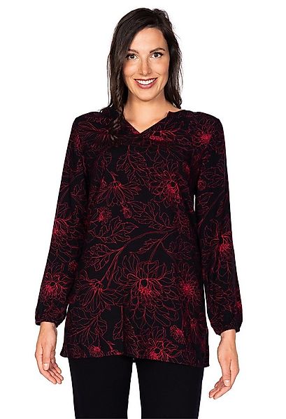 einfach Schön Tunika Mireya schwarz-rot günstig online kaufen