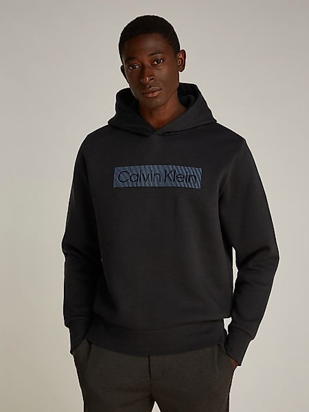 Calvin Klein Kapuzensweatshirt "BOX STRIPED LOGO HOODIE" mit Logoschriftzug günstig online kaufen