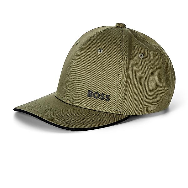 BOSS Cap mit Logo-Print Farbe khaki Größe: One Size günstig online kaufen
