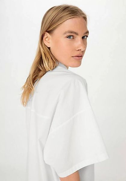Hessnatur Klassische Bluse Brushed Popeline Oversize aus reiner Bio-Baumwol günstig online kaufen