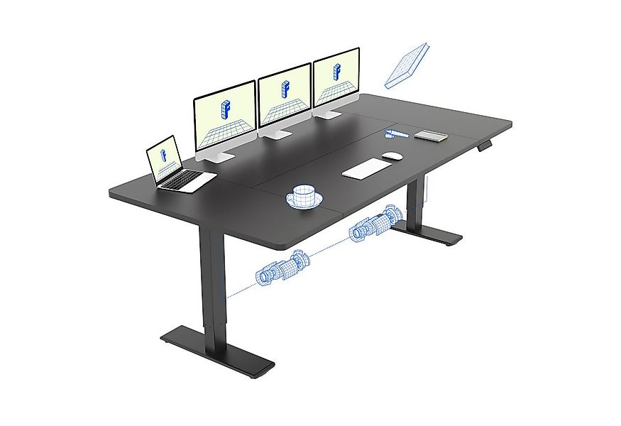 FLEXISPOT Schreibtisch Sitz-Steh-Tisch mit Memory-Funktionen (110X54/140X70 günstig online kaufen