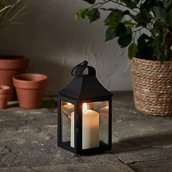 25cm Albury Gartenlaterne mit TruGlow® Outdoor Kerze günstig online kaufen