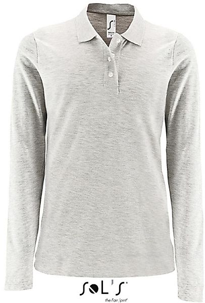 SOLS Langarm-Poloshirt Damen Long-Sleeve Piqué Polo günstig online kaufen