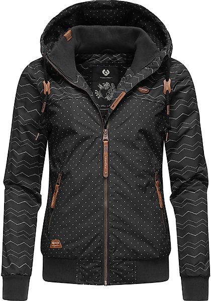 Ragwear Winterjacke "Nuggie Zig Zag Intl.", mit Kapuze, stylische Damen Fre günstig online kaufen