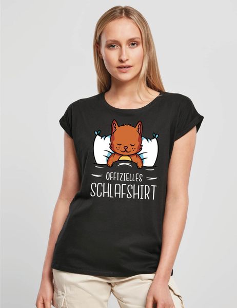 Youth Designz Print-Shirt "Katze Schlafshirt" Damen günstig online kaufen
