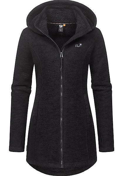 Ragwear Longstrickjacke Leysha Melange Sportliche Kapuzenjacke günstig online kaufen