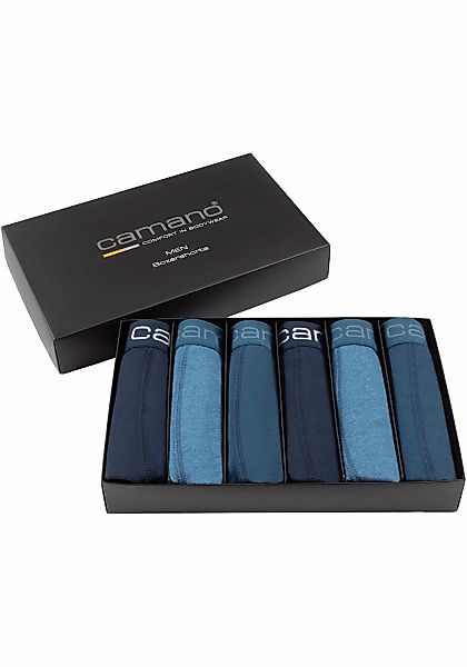 Camano Boxershorts "comfort" 6er Pack, mit Stretch-Logobund günstig online kaufen