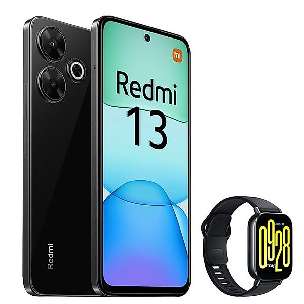 Xiaomi Redmi 13 NFC 8+256GB 4G Smartphone & Smartwatch Handy (6.79 Zoll, 10 günstig online kaufen