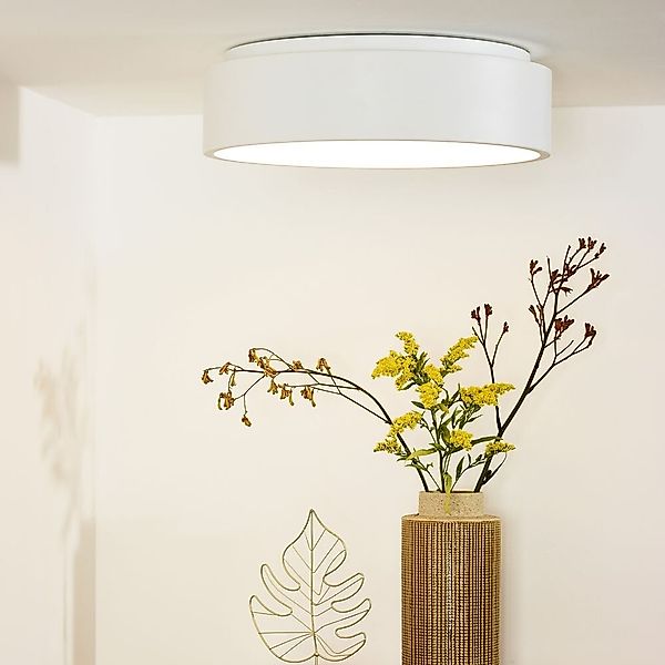 LED Deckenleuchte Talowe in weiß, 450mm günstig online kaufen