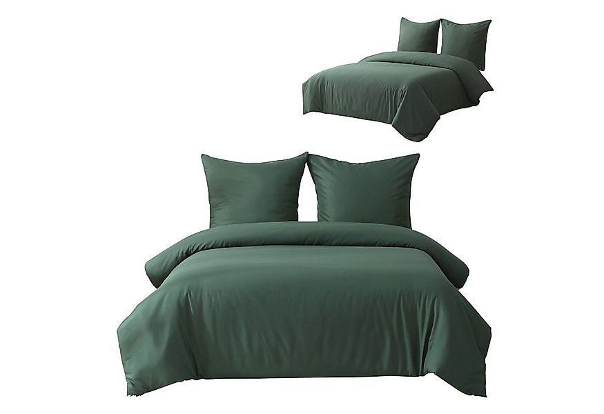 REDOM Bettwäsche Bettbezug Ganzjahres Bettwäsche-Set, 1 Stück 155x220 cm mi günstig online kaufen