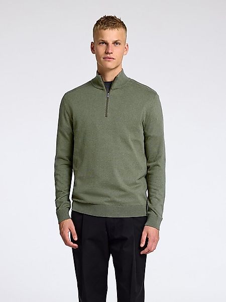 Selected Troyer SLHBERG HALF ZIP CARDIGAN NOOS Baumwolle, regular fit günstig online kaufen