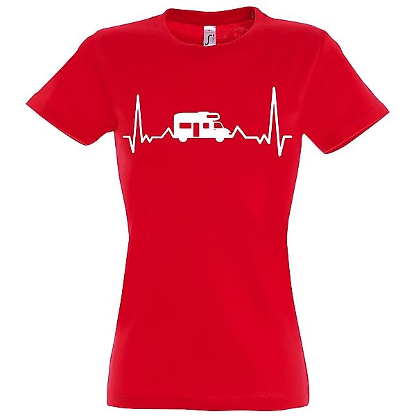 Youth Designz T-Shirt Camping Herzschlag Damen günstig online kaufen
