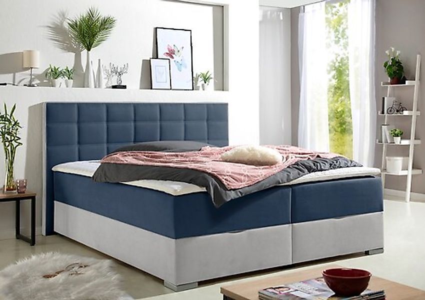 Maintal Boxspringbett mit Bettkasten und Topper günstig online kaufen