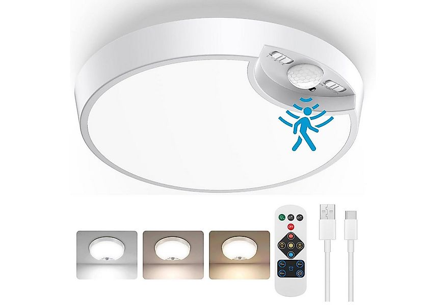 BlingBin LED Deckenleuchte Deckenlampe Innen mit Fernbedienung und Bewegung günstig online kaufen