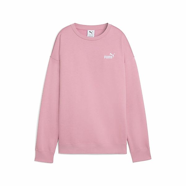 PUMA Langarmshirt "ESS SMALL NO. 1 LOGO RELAXED CREW FL" sportlicher Stil, günstig online kaufen