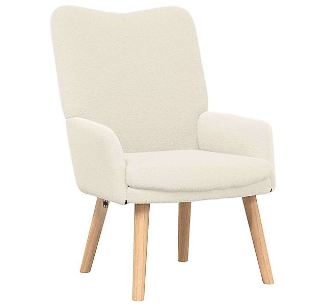 vidaXL Sessel Sessel Creme 63 x 67 x 94 cm Stoff (1-St) günstig online kaufen