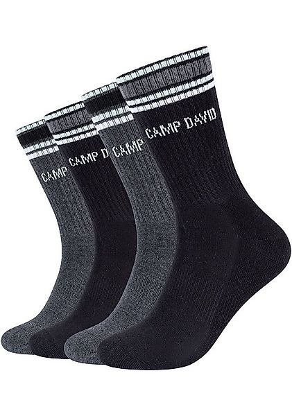 CAMP DAVID ABS-Socken cushioned (4-Paar) mit verstärktem Zehenbereich günstig online kaufen