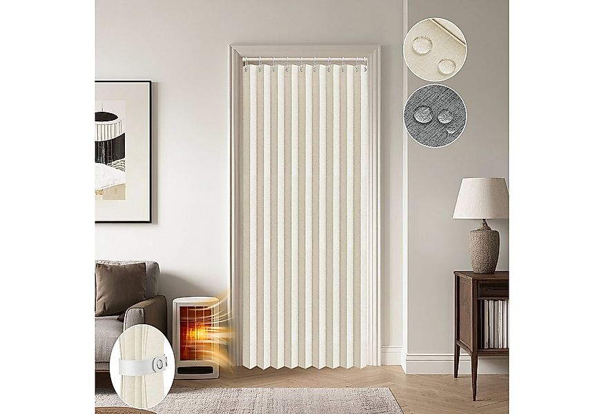 Jibenhome Vorhang Türvorhang Wasserdichter Vorhang für Schlafzimmer,Sichtsc günstig online kaufen