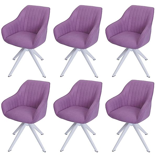 MCW Esszimmerstuhl K27 6er-Set Lila günstig online kaufen
