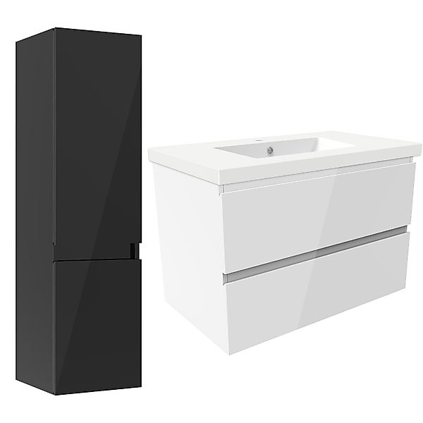 Aica Sanitär Waschtisch Badezimmerschrank Unterschrank Badschrank günstig online kaufen