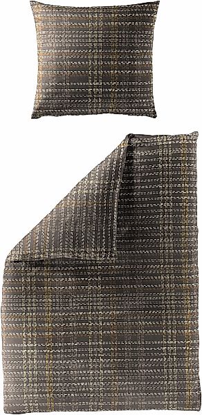 BIERBAUM Bettwäsche "4143" 2 Stk. Biber, 100 % Baumwolle, pflegeleicht, kus günstig online kaufen