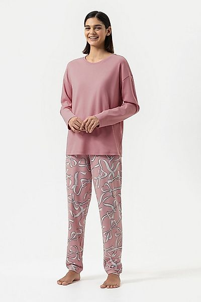 Mey Schlafanzug Serie Pretty Bows Angesagter Schlaufenprint (2 tlg) Pyjama- günstig online kaufen