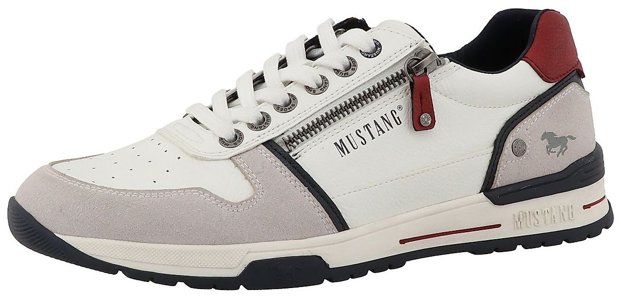 Mustang Shoes Filippo Sneaker Freizeitschuh, Halbschuh, Schnürer mit seitli günstig online kaufen