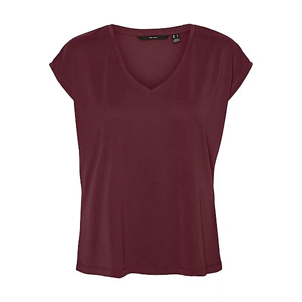 Vero Moda Filli Kurzarm V-ausschnitt T-shirt XL Port Royale günstig online kaufen