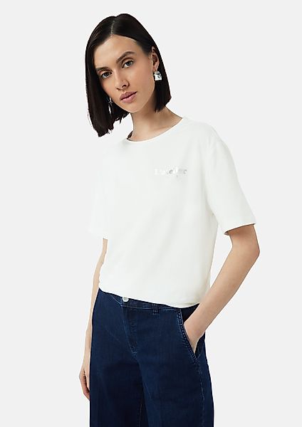 Comma Kurzarmshirt T-Shirt im Loose Fit günstig online kaufen