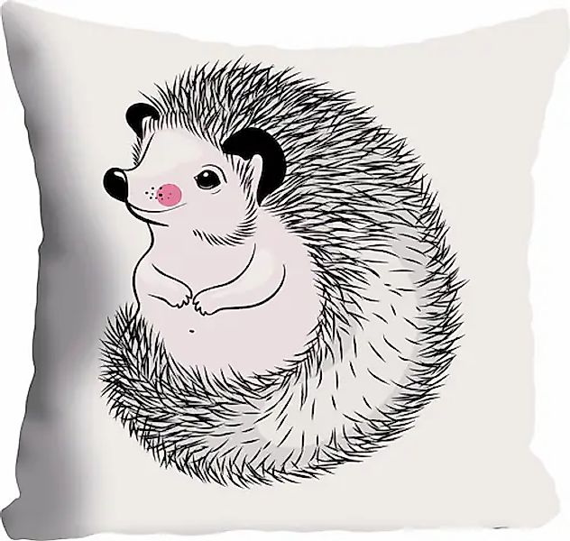 queence Dekokissen »»Igel««, Kissenhülle ohne Füllung, 1 Stück günstig online kaufen