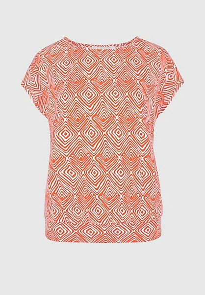 bianca Print-Shirt JULIE mit modischem Allover-Dessin in Trendfarbe günstig online kaufen