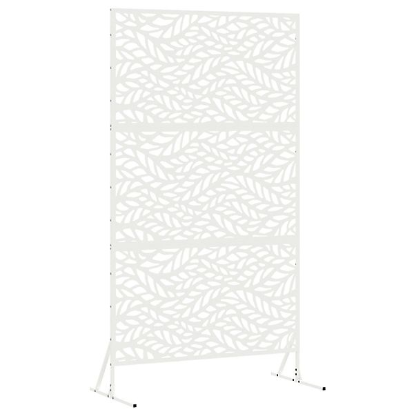 vidaXL Gartenzaun Sichtschutzzaun, Weiß, 100x50x180 cm, günstig online kaufen