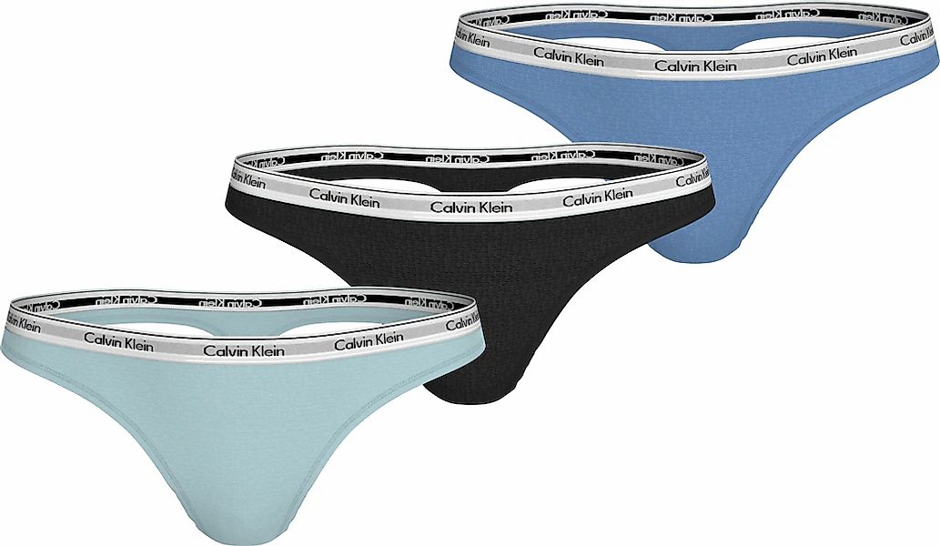 Calvin Klein Underwear Tanga "3 PACK THONG (LOW-RISE)", (Packung, 3 St., 3e günstig online kaufen