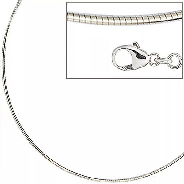 SIGO Halsreif 925 Sterling Silber 1,5 mm 45 cm Kette Halskette Silberhalsre günstig online kaufen
