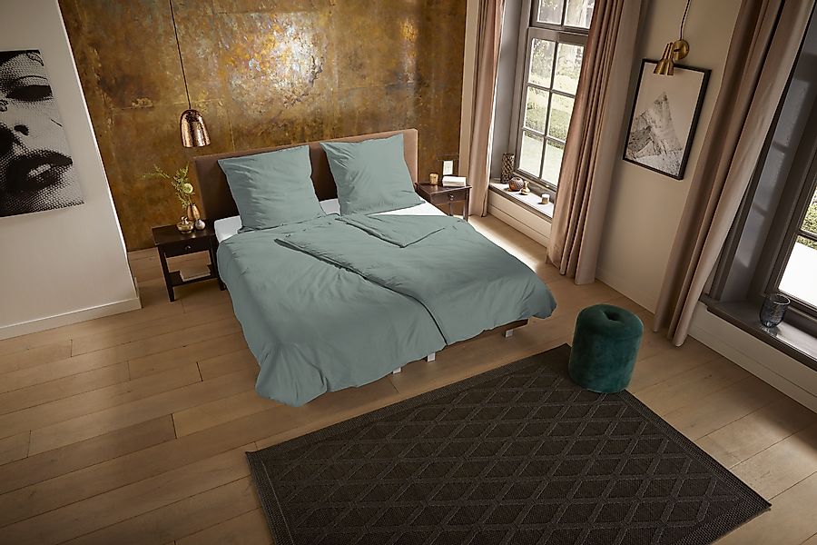 PURE luxury collection Bettwäsche "Pure uni" 2 Stk. tlg. Mikrofaser, Pflege günstig online kaufen