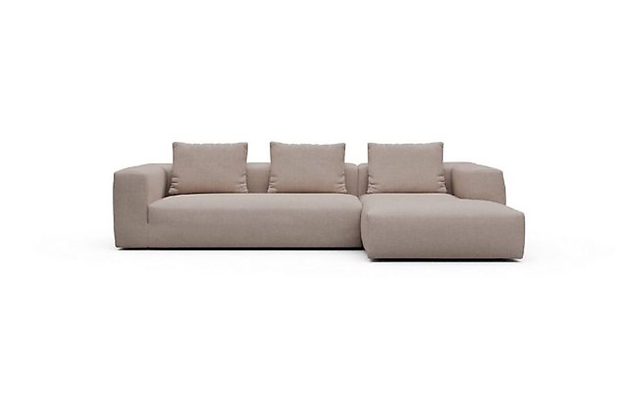 moebelfaktor Ecksofa Fred Chaiselongue rechts mit 2,5-Sitzer, Modular, tief günstig online kaufen