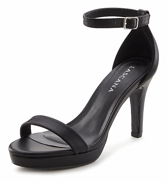 LASCANA Sandalette "Sommerschuh", im Metallic-Look, Sandale, Sommerschuh VE günstig online kaufen