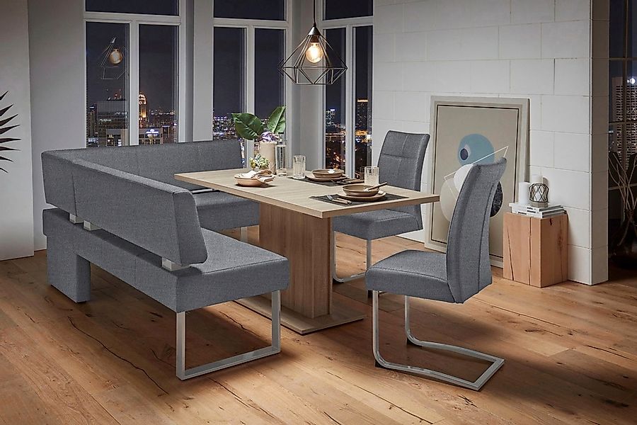 Home affaire Eckbank "Rab" in 2 Breiten (180 oder 200 cm), Bezug in verschi günstig online kaufen