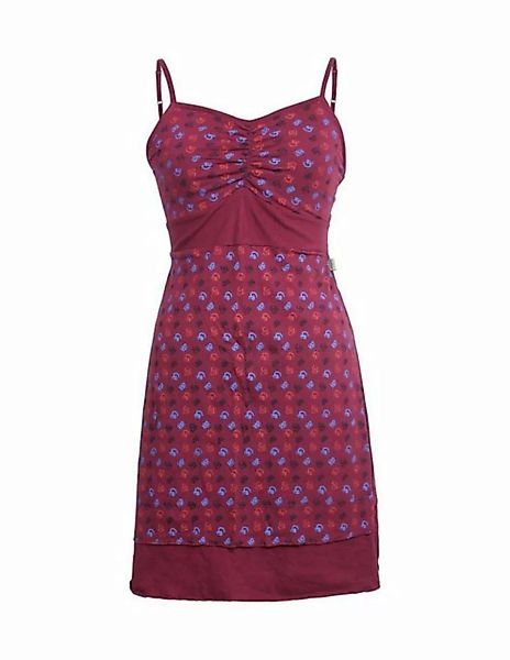 Vishes Minikleid Schulterfreies Kleid Bustier mit Spagettiträgern Hippie, G günstig online kaufen