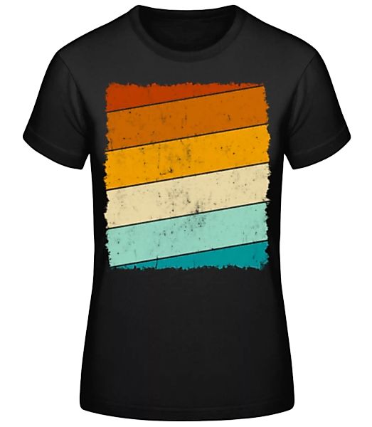Retro Hintergrund Rechteck · Frauen Basic T-Shirt günstig online kaufen